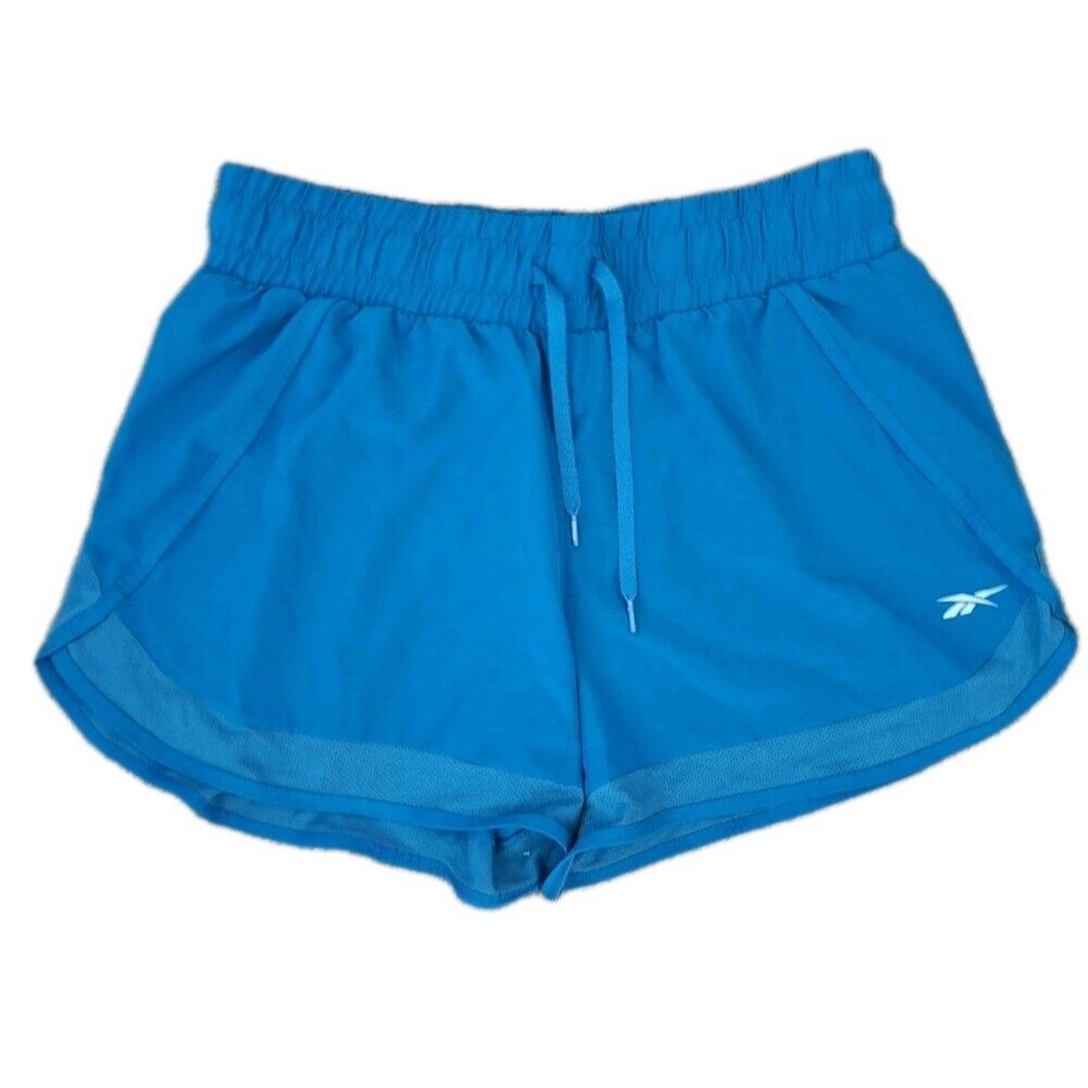 Reebok Woman’s Running Shorts Size XXL Seaport Blue Activewear Sporty